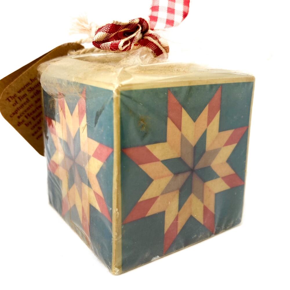 Jim Shore Blazing Star Heartwood Creek French Vanilla 4 ounce Candle Vintage